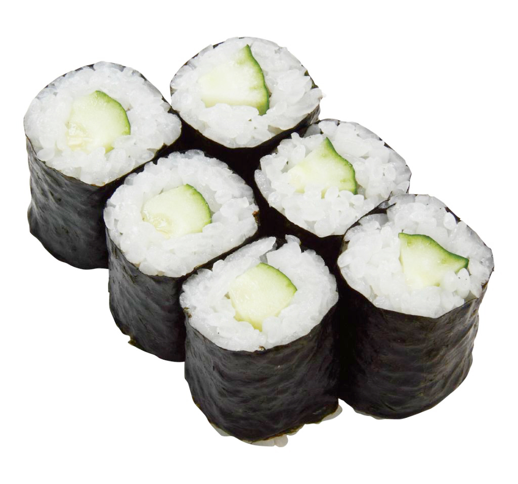 かっぱ巻きを巻く
